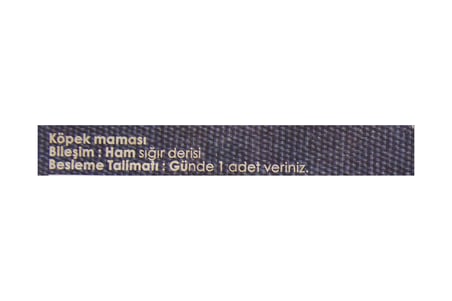 Mordimi Press Köpekler İçin Kemik, 25'li, Beyaz
