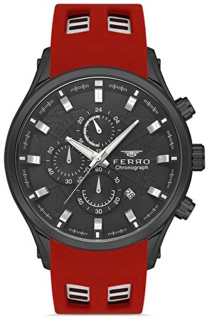 Erkek Spor Kol Saati Çelik Kasa Silikon Kordon Paslanmaz Çelik Model 2 Yıl Garantili