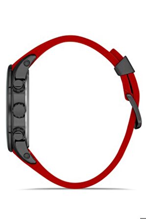 Erkek Spor Kol Saati Çelik Kasa Silikon Kordon Paslanmaz Çelik Model 2 Yıl Garantili