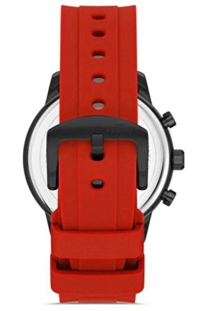 Erkek Spor Kol Saati Paslanmaz Çelik Kasa Silikon Kordon Su Geçirmez Tüm Fonksiyonlar Aktif Çalışır