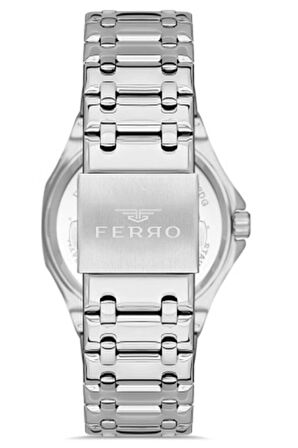 Erkek Paslanmaz Çelik Kordon Kol Saati Çelik Kasa Takvimli Fonksiyon