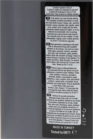Antrasit Siyah Hybrid Multisurface Akrilik Boya 2 Litre H091 30227