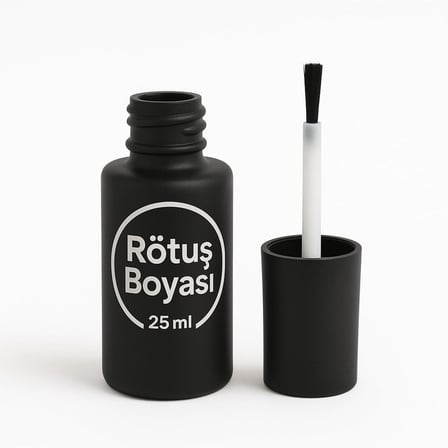 Mercedes Benz 7956 Alpingrau ile Uyumlu Fırçalı Rötuş Seti, 25ml