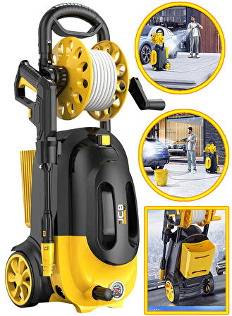 Projcb Plus Germany NEW Special MaxStar DFWS001 Seri Seri 180 Bar  Yüksek Basınçlı Bahçe Ve Oto Yıkama Makinesi