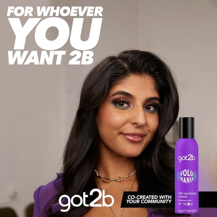 got2b Volumania 24h Hacim Veren Köpük 250 ml, Saç Şekillendirici Köpük, Hacim Artırıcı Saç Köpüğü, Güçlü Tutuş, Vegan Formül