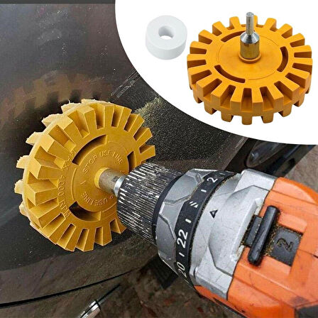 By Nevser® Kauçuk Oto Leke Temizleyici Silgi