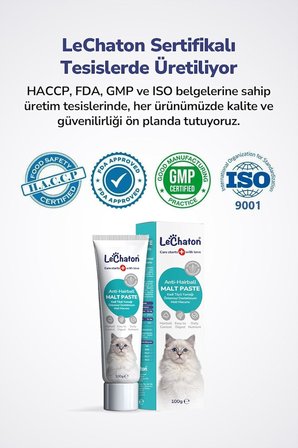 Kedi Tüy Yumağı Önleyici Malt Kedi Tüyü Döküm Dökülmesi Önleyici Engelleyici Kedi Maltı - 100 gr