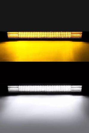 540 Watt 105 Cm 5 Modlu Çift Renk 3 Sıra ATV Offroad Tekne Aydınlatma LED Bar Lamba 12/24 V