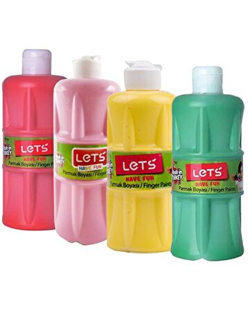 Lets Parmak Boyası 500ml 4lü Set 3