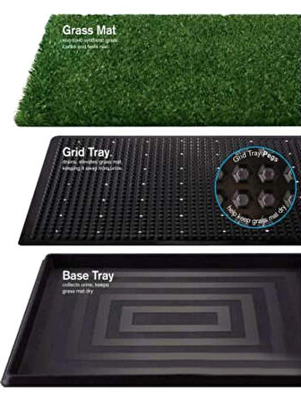 Pet Park Köpek Tuvalet Eğitim Parkı Büyük, 64CM x 51CM x 3.8cm