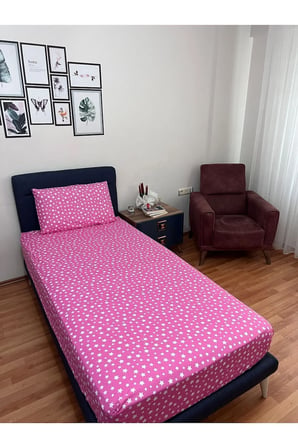 Tek Kişilik Lastikli Çarşaf (Yastıklı)