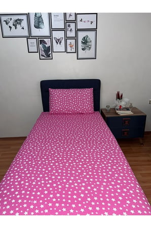 Tek Kişilik Lastikli Çarşaf (Yastıklı)