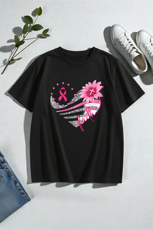 Unisex Kalpli Kurdele Baskılı Tasarım Tshirt