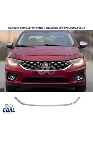 Fiat Egea Krom Ön Alt Panjur Çıtası Hb - Sd 2015 - 2019 Paslanmaz Çelik