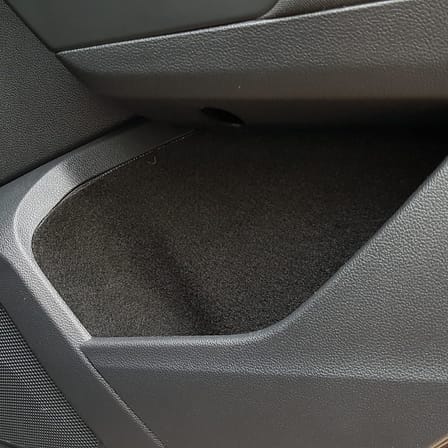 Volkswagen Polo MK6 İçin Uyumlu Konfor Seti̇ Eşya Saklama Cepleri İçin Hazır Kumaş Kaplama Ses Giderici İzolasyon Amaçlı Set (TORPİDO CD ÜNİTESİZ)