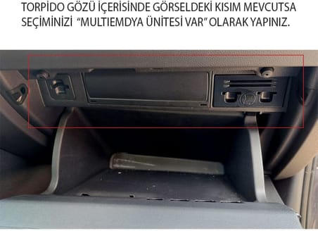 Volkswagen Polo MK6 İçin Uyumlu Konfor Seti̇ Eşya Saklama Cepleri İçin Hazır Kumaş Kaplama Ses Giderici İzolasyon Amaçlı Set (TORPİDO CD ÜNİTESİZ)