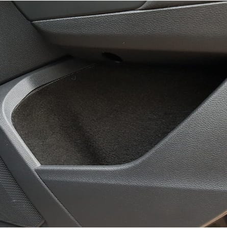Volkswagen Polo MK6 İçin Uyumlu Konfor Seti̇ Eşya Saklama Cepleri İçin Hazır Kumaş Kaplama Ses Giderici İzolasyon Amaçlı Set (TORPİDO CD ÜNİTESİZ)