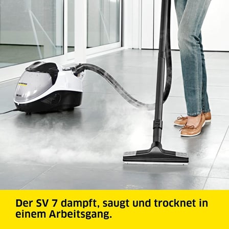 SV 7 Buharlı Temizlik Robotu, Vakumlama, Kurulama, 4 Kademeli Filtre