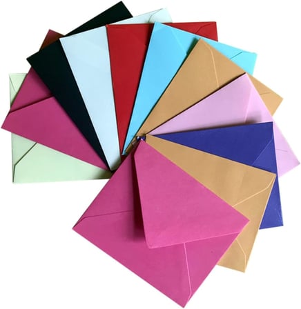 Renkli Zarf 7x9 Cm 200'lü 6695955214551