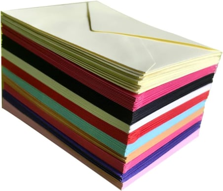 Renkli Zarf 7x9 Cm 200'lü 6695955214551