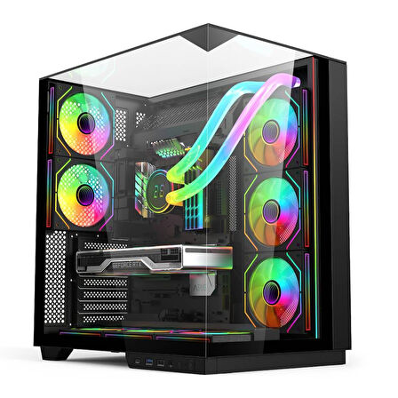 Xaser Queen X10 Ryzen 7 9800X3D 64GB Ram 2TB M.2 NVMe SSD 16GB RTX5080 Sıvı Soğutmalı Oyuncu Bilgisayarı