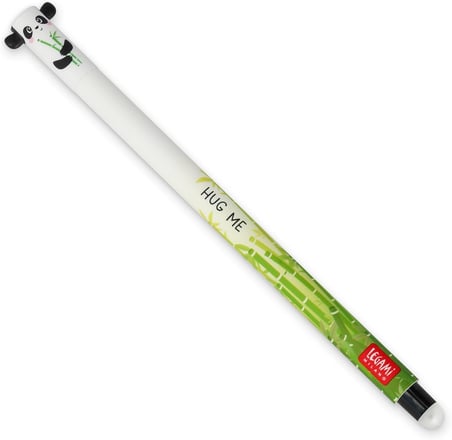 Sılınebılır Sıyah Renk Jel Kalem Panda Fügürlü 0.7 MM