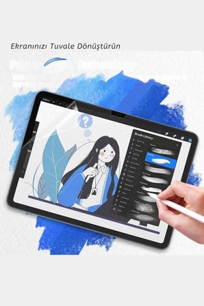 iPad Air 13 2025 M3 Çip Uyumlu Paper Like Ekran Koruyucu Gerçek Kağıt Hissi Parlama Önleyici
