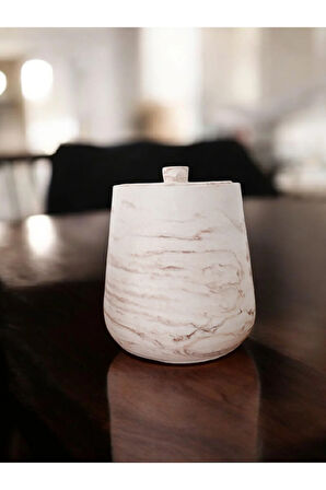 2 Parça Beton Çöp Kovası Banyo Mutfak Tuvalet Wc 18 Cm 4 Litre Kapaklı Kutu