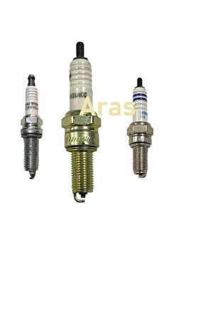 Bajaj Dominar D250 -250 -400 UG -400 Champion&Bosch Marka Buji Seti (Tüm Yıllara Uyumlu)- Arasmoto