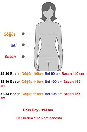 Yazlık Cepli Büyük Beden Rahat Elbise 25B-2545