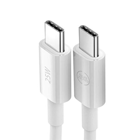 Kısa 25cm 25w Hızlı Type-c Şarj Kablosu Çift Taraflı Type-c To Type-c 25w Pd Şarj Kablo 25cm