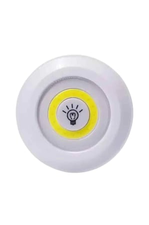 Led Lamba 3'lü Uzaktan Kumandalı Yapışkanlı