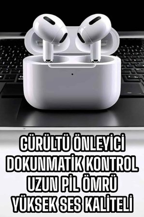3.nesil Tws Bluetooth Kulaklık Mikrofonlu Anc Özelliği Dokunmatik Kontrol