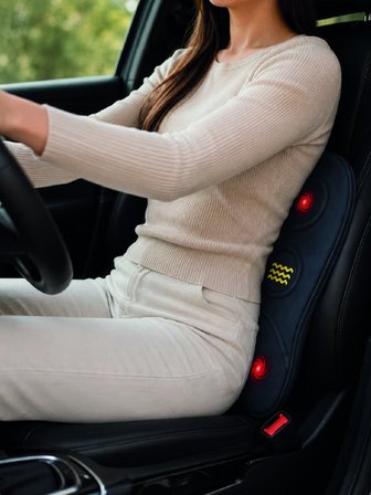 Titreşimli Isıtmalı Sırt Ve Bel Masaj Minderi Ergonomik Tasarım