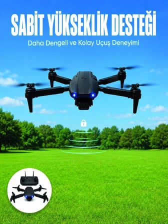 App Kontrollü Mini Drone 4k Hd Kamera, 360° Takla Ve Katlanabilir Tasarım