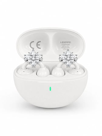 Küpeli Kablosuz Bluetooth Kulaklık Uzun Süreli Şarj Özellikli
