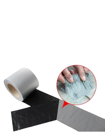 96mm Güçlü Yapışkan Tamir Bandı 2 Metre Su Geçirmez Çift Katmanlı Bant
