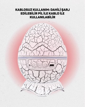 Ayarlanabilir Parlaklık Ve Sis Efektli Atmosfer Lambası