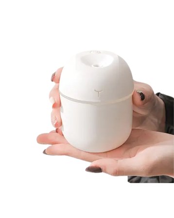 Sessiz Mini Nemlendirici 5 Esans Hediyeli Usb Bağlantılı Led Işıklı Buhar Makinesi