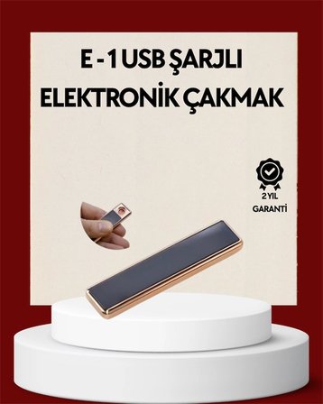 Plazma Ark Teknolojili Elektrikli Çakmak – Dokunmatik, Led Göstergeli, Şarj Edilebilir