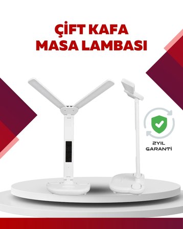 Göz Koruyucu Led Okuma Lambası | Titreşimsiz Işık, Kalemlik Ve Stand Fonksiyonlu