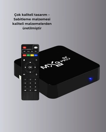 4k Ultra Hd Tv Box – 2gb Ram, 16gb Hafıza, Android Akıllı Medya Oynatıcı