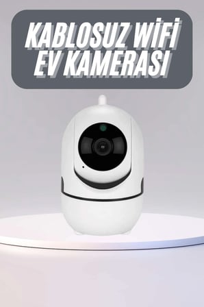 360° Full Hd Akıllı Kamera Hareket Sensörlü Wifi Kamera Çocuk Güvenlik Kamerası