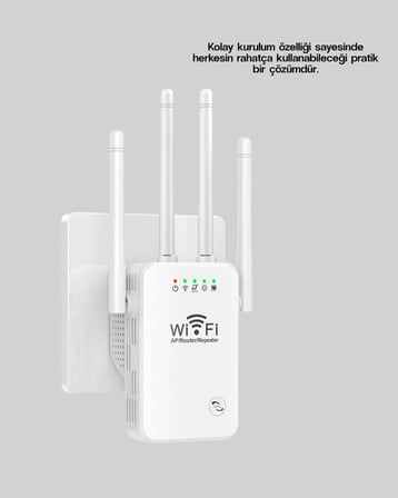 Yüksek Hızlı Parazit Önleyici Wifi Repeater Router