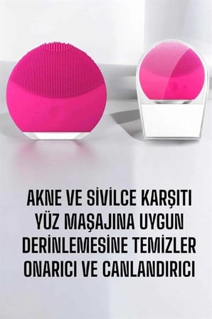 Yüz Temizleme Ve Masaj Aleti Tüm Cilt Tipleri İçin Uygun, Kan Dolaşımını Artıran Yeni Nesil