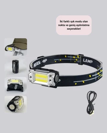 Taşınabilir Şarjlı Led Fener Xpe95lm Cob120lm Manyetik Gövde Yeni Nesil