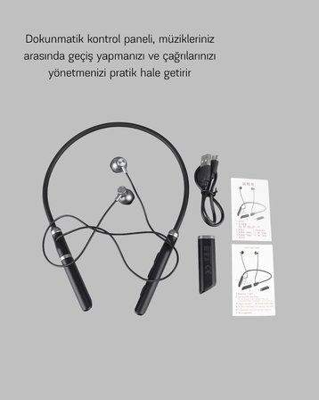 Anc Özellikli Kablosuz Bluetooth Kulaklık – Gürültü Engelleme, Eller Serbest Arama