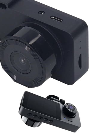 3 Kameralı 2 İnç 1080p Araç İçi Kamera Sürüş Kamerası Carplay