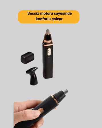 Sessiz Çalışan Tüy Düzeltici Burun Ve Kulak Makinesi