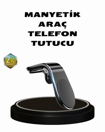 360° Dönebilen Manyetik Araç Telefon Tutucu Sarsıntısız Ve Şık Tasarımlı